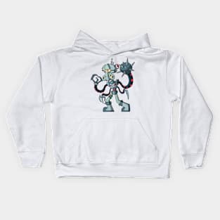 cyborg Squidward Kids Hoodie